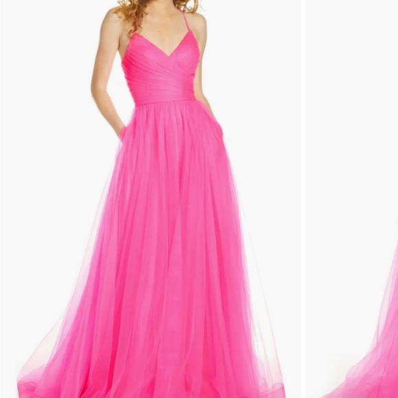 Pink prom dress - Picture 13 of 14